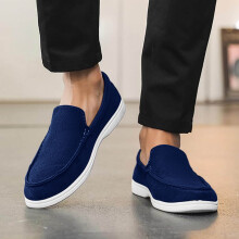 Mens Shoes,Loafers Suede Classic Flat Casual Comfortable Lightweight Men Loafers for Driving Wear,Shoes for Men,Z01 BU2,11.5