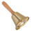 Golden Hand Bell, Iron and Wood, Clear Ring for Kitchen 5