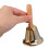 Golden Hand Bell, Iron and Wood, Clear Ring for Kitchen 7