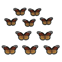 10Pieces Butterfly Embroidered Iron on Patches Butterfly Applique Patches Sew On Clothing Patches for Dress Jeans Hat