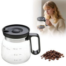 Insulated Coffee Mug with Ergonomic Handle, Durable Glass Tea Cup for Hot Beverages – Compatible with Painting & Porcelain Mugs Bulk Tumbler