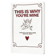 yocbz Erinnerungsbuch für Paare: Pärchentagebuch „Deshalb gehörst du mir“ – Romantisches Geschenk zum Geburtstag oder Valentinstag
