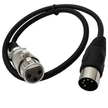 Versatile Adapter Cable DIN 5Pin to 3Pin Cable for Speakers, Mixers, Instrument and Microphones