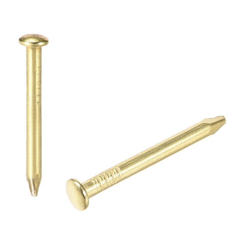 300pcs Small Tiny Nails 1.5X16mm for DIY Decorative Accessories Gold Tone