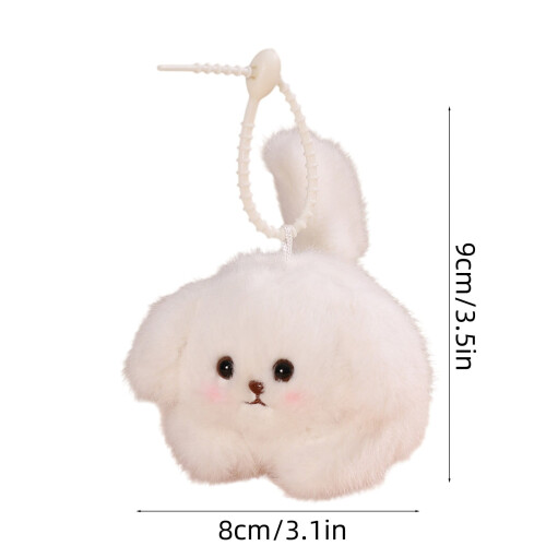 Squeaking Pulling Rope Plush Toy – Soft Stuffed Doll with 2