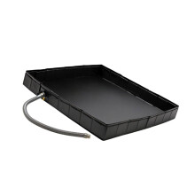 Portable Shower Base for Camping Shower Floor Foldable Shower Pan with Drain Pipe Shower Stall for Indoor Outdoor