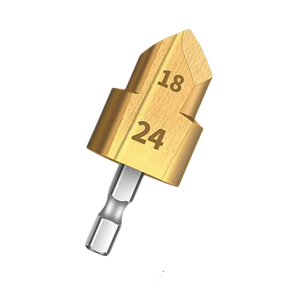 Heavy Duty Pipe Reaming Drill Bits & Chamfer Tool Â Compatible With Plumbing Fittings, Socket Saver, Expander For Deburring & Installation 9181073361814