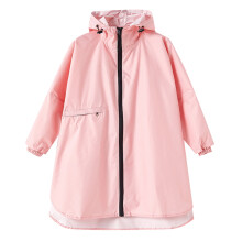 Toddler Kids Rain Poncho Cartoon 3D Print Hooded Raincoat Waterproof Jacket for Boys Girls Outdoor Play in Wet Weather,Z01 Pink,1-4 Years
