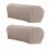 Fundas elásticas para sofá y sillón, juego de 2, color arena. 3