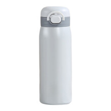 Grijze, geïsoleerde mini-beker van roestvrij staal (316) met een inhoud van 350 ml.