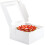 Hvide bagekasser med vindue 252513 cm, 4-pak 1