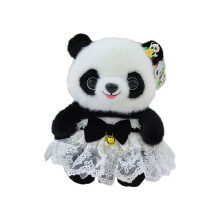 Peluche Panda de 25 cm – Jouet mignon sur le thème des animaux, cadeau pour les enseignants, décoration de chambre d'enfant, convient aux