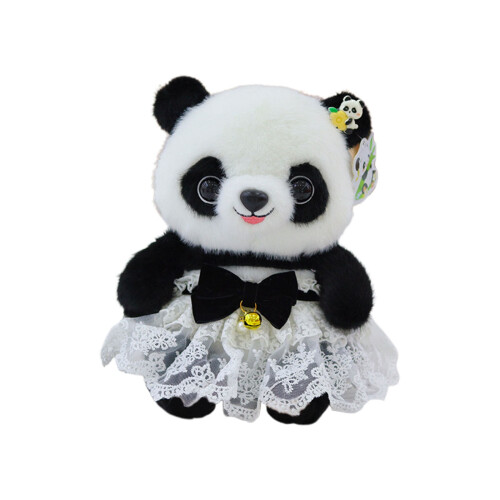 Λούτρινο λούτρινο ζωάκι Panda 9,8" – Χαριτωμένο παιχνίδι πάρτι με θέμα τα ζώα,