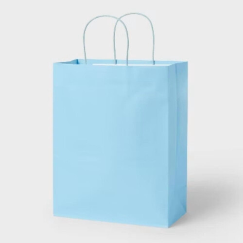 Große Geschenktüte Hellblau