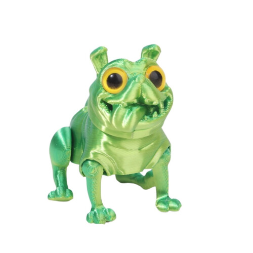 Conjunto de 3 miniaturas de cachorrinhos feios impressas em 3D
