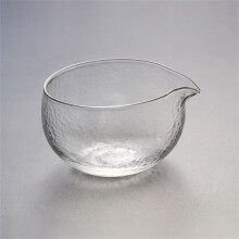Handgjord matchaskål i texturerat glas, 450 ml