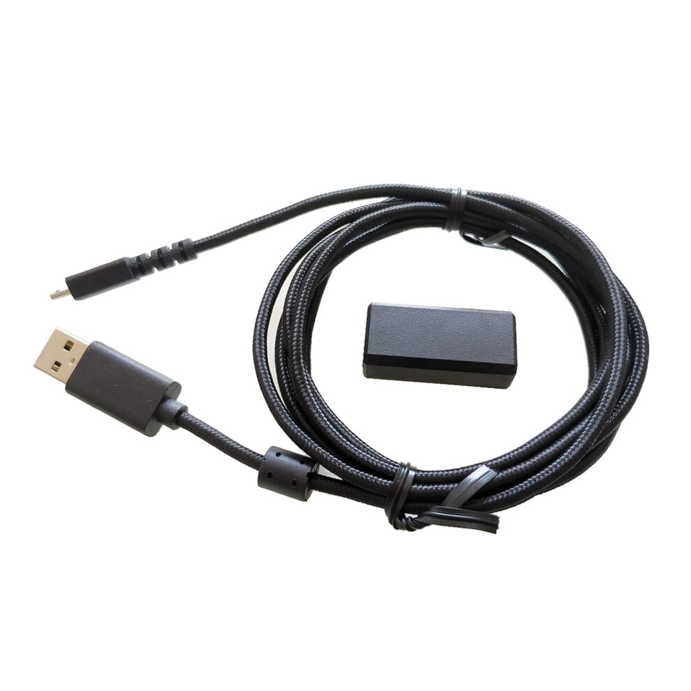 For G502 Braided Usb Cable Charging Cord Adapter For G502 Wireless Mice- Black 9485826541684