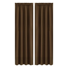 Perdele opace din 2 piese, 95x215 cm, izolate termic, culoare solidă, pentru dormitor, bucătărie, economisire de energie