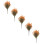 Artificial Fall Flowers Bouquet Orange 10 Stems 2