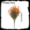 Artificial Fall Flowers Bouquet Orange 10 Stems 3