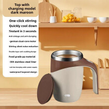 Tasse à café à brassage automatique, thermos en acier inoxydable, conception anti-brûlure à double paroi, amovible et facile à nettoyer