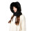 Knitting Hat Scarf Mask Set Fleece-Lined Windproof 3