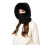 Knitting Hat Scarf Mask Set Fleece-Lined Windproof 5