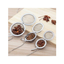 Lot de 3 boules à thé en acier inoxydable pour la maison (L)