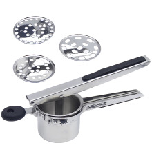 Stainless Steel Potato Ricer, 11.6", 3mm Mesh, 15oz, Anti-Slip Grip – Ideal for Mashed Potatoes & Noodles