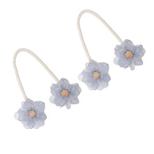 Lot de 2 embrasses décoratives à fleurs faites main pour rideaux de fenêtre