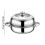 Cuiseur vapeur double couche en acier inoxydable 28 cm 3
