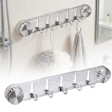 Ganchos de ventosa resistentes sin necesidad de taladrar: ganchos de pared acrílicos plegables para ducha, baño y cocina; perchas resistentes que