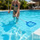 Rede para piscina com cabo de alumínio de 152 cm e malha fina. 2