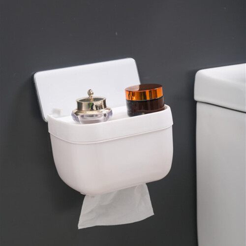 Toiletpapierhouder met opberglade (1 stuk)