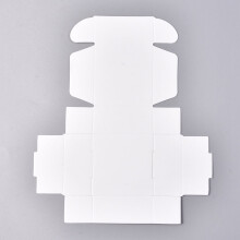 Pudełko prezentowe z papieru pakowego kwadratowe 5,5x5,5x2,5 cm 100 szt.
