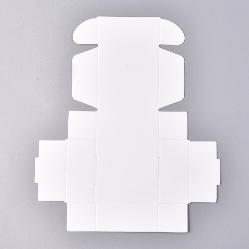 Κουτί δώρου από χαρτί kraft τετράγωνο 5,5x5,5x2,5cm 100 τεμάχια
