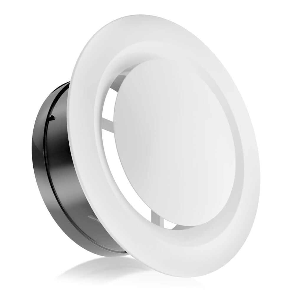 Adjustable 6Inch Round Vent Cover Adjustable Exhaust Vent Ducting Ventilation Grilles For Ceiling Wall Airflow Control 9152228439320