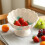 Ceramic fruit stand pedestal snack bowl 1 piece 1