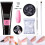Σετ νυχιών Poly Extension Gel, Clear Builder Jelly Gel Nude Poly για δοκιμαστική ενίσχυση νυχιών με μίνι 1