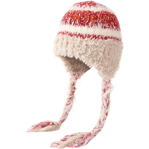 Γυναικεία χειμωνιάτικα καπέλα Sherpa Beanie Χειμερινό καπέλο Πλεκτό καπέλο με αυτιά