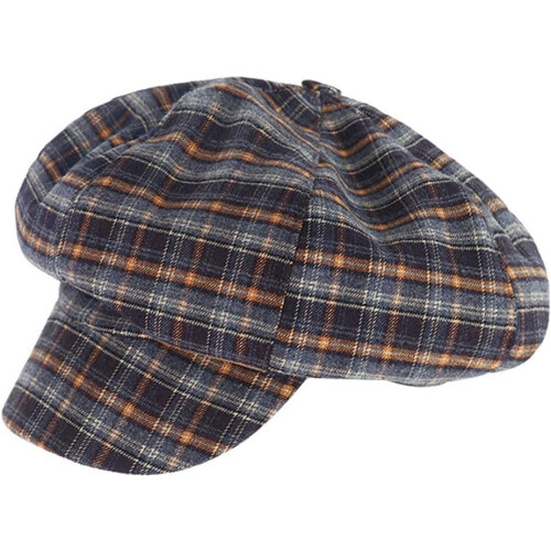 Γυναικείο καπέλο Newsboy με καρό μπερέ, καπέλο Visor, επίπεδο καπέλο, vintage βαμβακερά