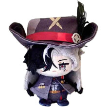 Llavero de peluche suave de 4" con personaje de anime HSR para mochilas, regalo de cumpleaños (Imbibitor Lunae)