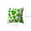 Pudebetræk til St. Patricks dag, 18x18, grønt ternet 3
