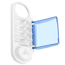 Rangement gain de place pour têtes de brosses à dents - Support pratique pour brosses à dents électriques