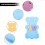 Baby Bath Sponge Pad Sky Blue PU Sponge 1Pack Support for Baby 4