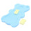 Baby Bath Sponge Pad Sky Blue PU Sponge 1Pack Support for Baby 5