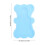 Baby Bath Sponge Pad Sky Blue PU Sponge 1Pack Support for Baby 6