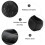 Down Winter Ear Warmers | Behind-the-Head Adjustable & Foldable Earmuffs - black 3