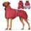 (Wine Red, 4XL) Windproof Dog Winter Coat for Running 1