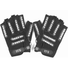 LED Gloves, Light up Gloves LED Skeleton Gloves LED Party Gloves LED Light Up Gloves Battery for Halloween Christmas Party DJ Performance Props